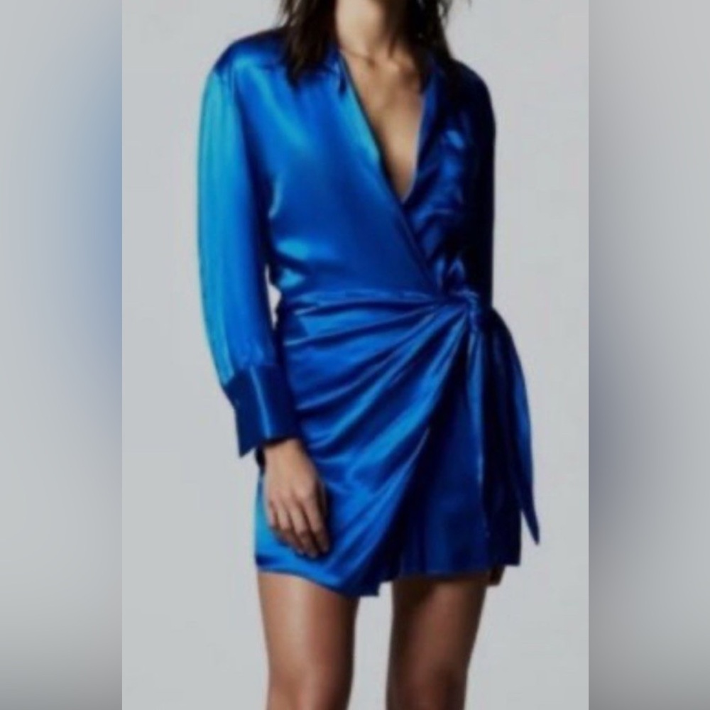 Zara wrap mini dress